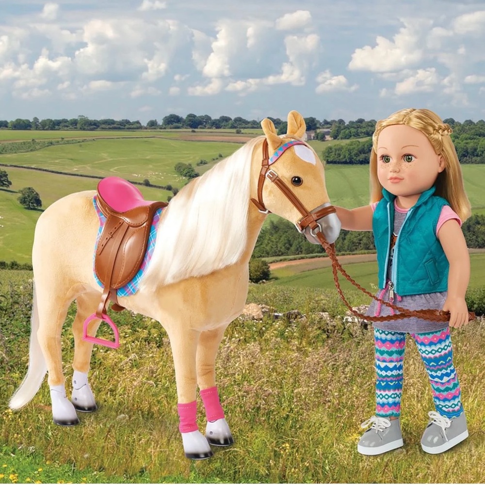 My Life As 18” Posable Palomino Horse